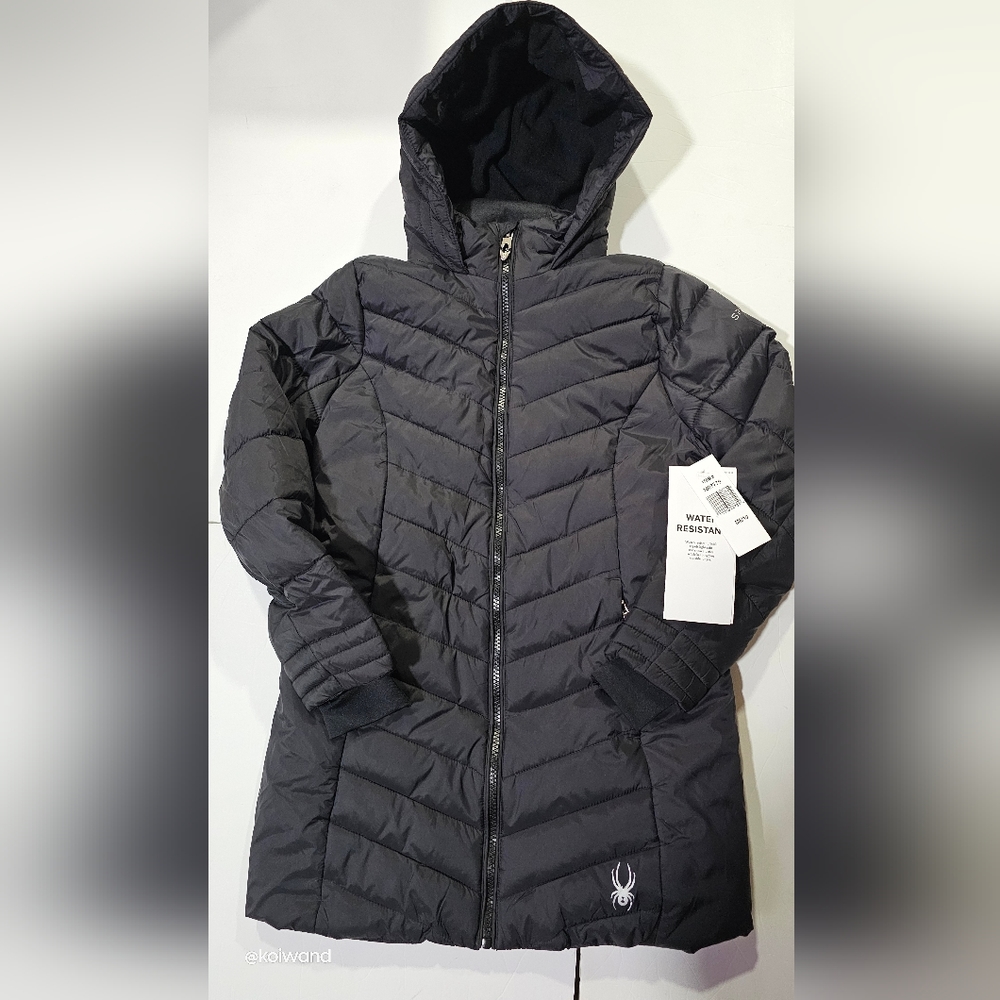 NWT Spyder Black Jacket Size M